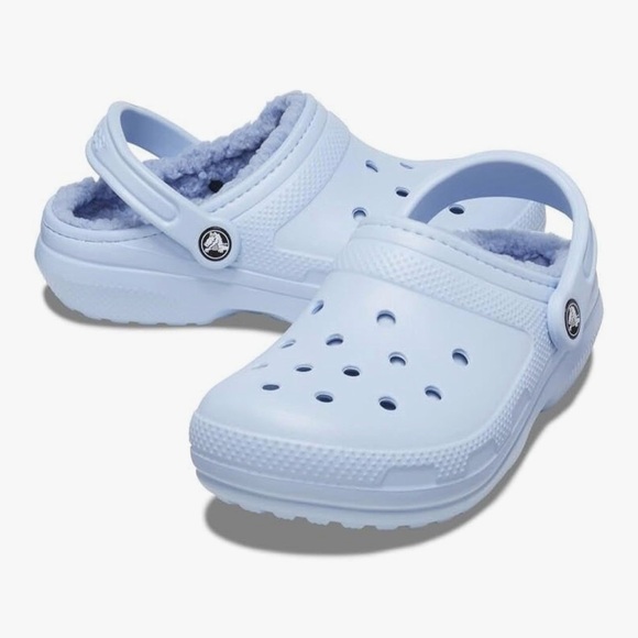 CROCS Other - Crocs Unisex-Adult Classic Lined Clog Blue Calcite Men’s 10 Women’s 12